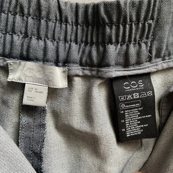 COS Slim cropped trousers Sz 30” - Picture 7 of 11